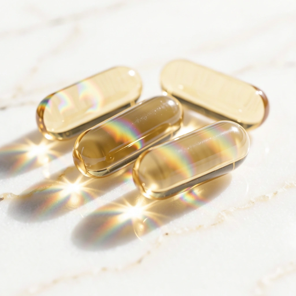 Natural capsules for radiant skin
